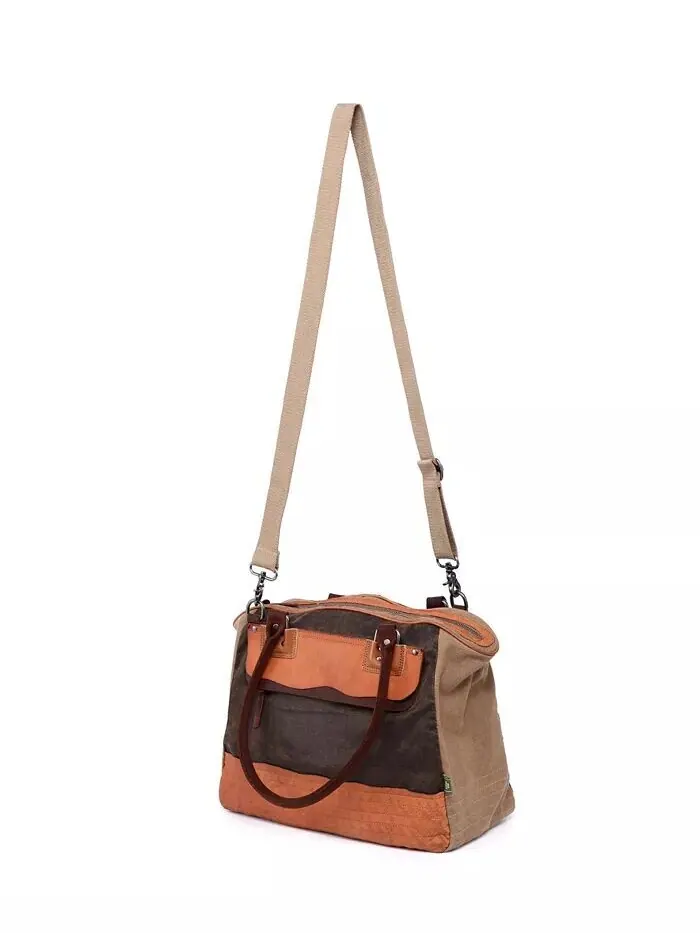 Сумка-портфель Tapa Canvas TSD BRAND — изображение 15 из 15, коричневый