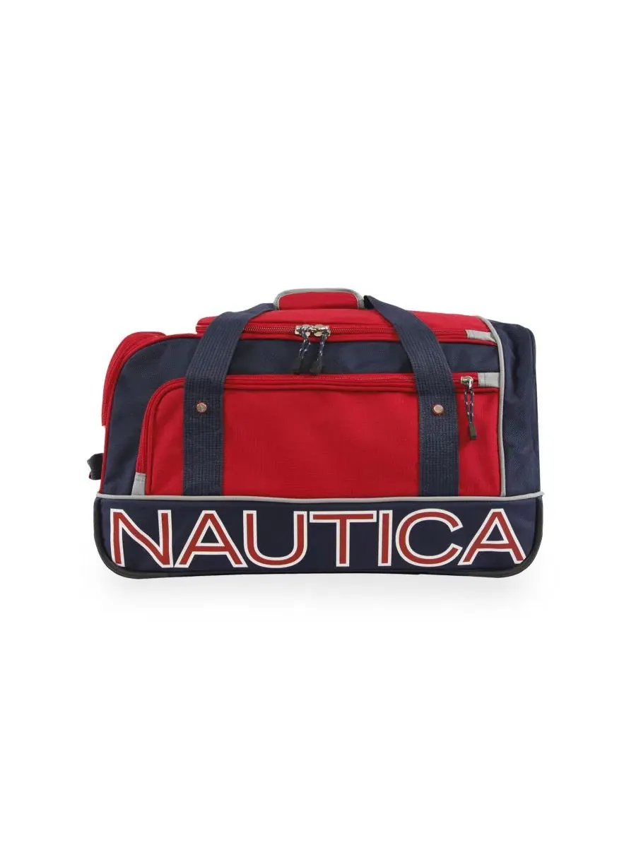 Сумка-дафл Submariner 22" Nautica — изображение 3 из 9, красный темно-синий