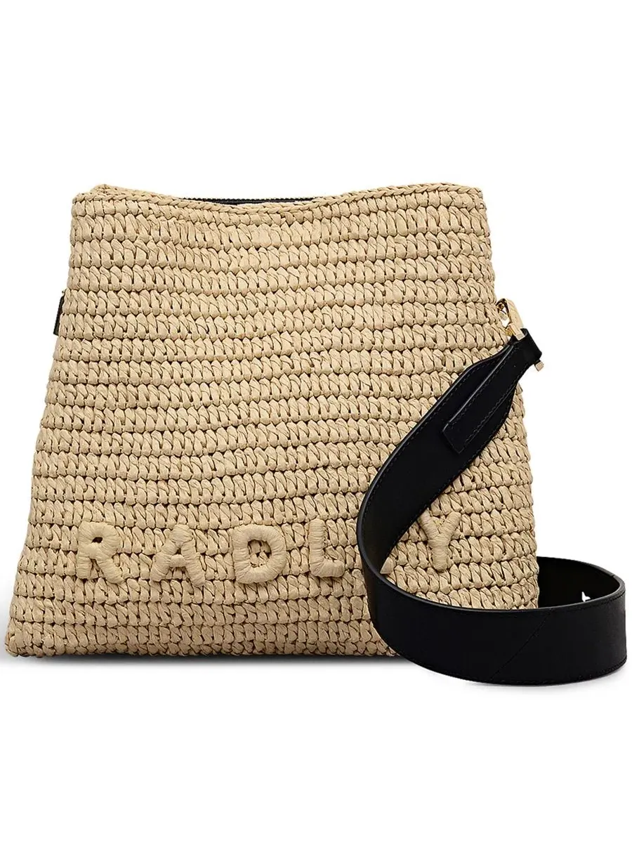 Сумка через плечо из рафии с небольшим отделением Radley London — изображение 3 из 9, прозрачный