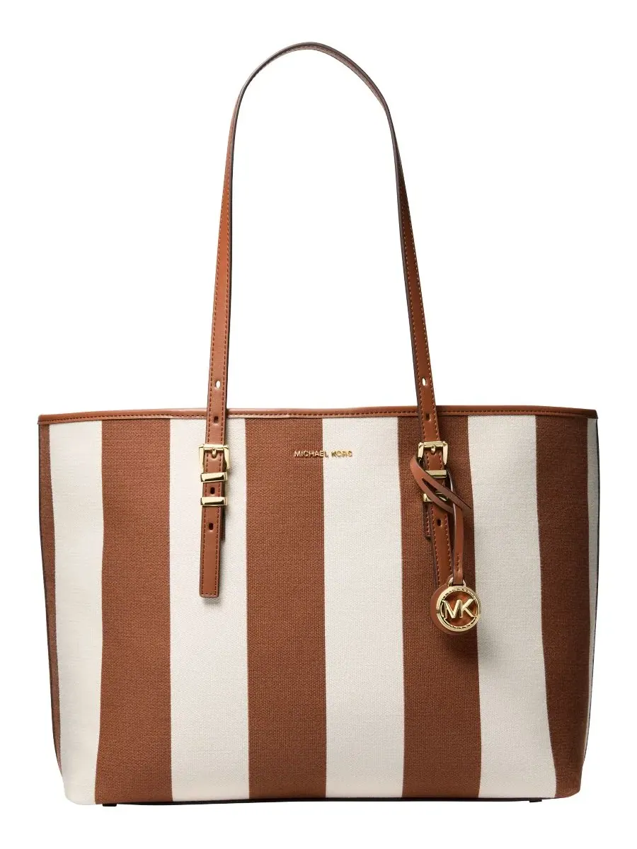 Сумка женская тоут 70% хлопок, 30% полиэстер Michael Kors Quinn East West