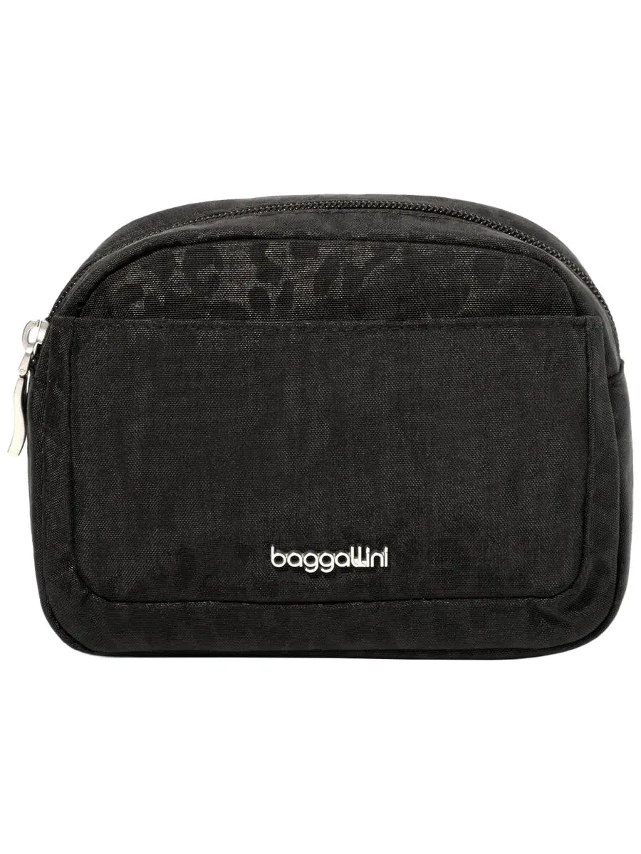 Маленькая косметичка с карманом Baggallini — изображение 1 из 4, черный