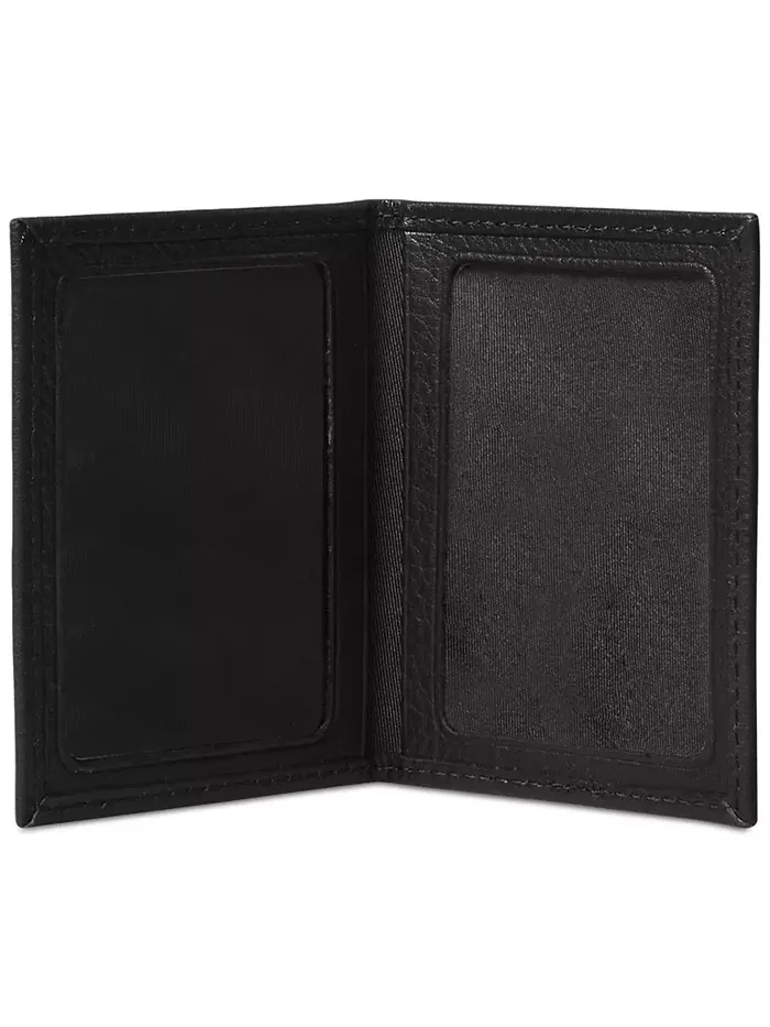 Мужской бумажник из шагренированной кожи Passcase Polo Ralph Lauren — изображение 2 из 4, черный