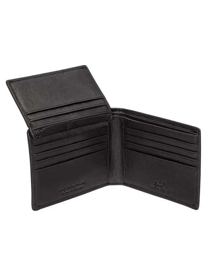 Мужской кошелек Buffalo RFID Secure Left Wing Billfold Wallet Mancini — изображение 3 из 5, черный