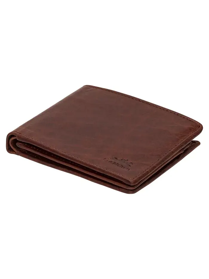 Мужской кошелек Buffalo RFID Secure Left Wing Billfold Wallet Mancini — изображение 6 из 6, коричневый