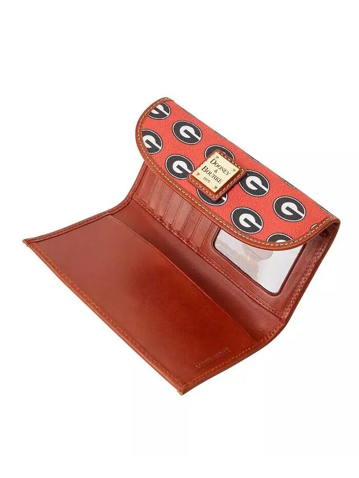 Женский континентальный кошелек Georgia Bulldogs Dooney & Bourke — изображение 3 из 4, красный