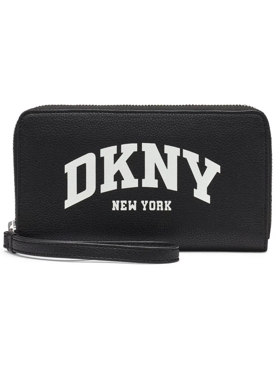 Женский кошелек Hadlee с застежкой-молнией DKNY — изображение 1 из 4, черный