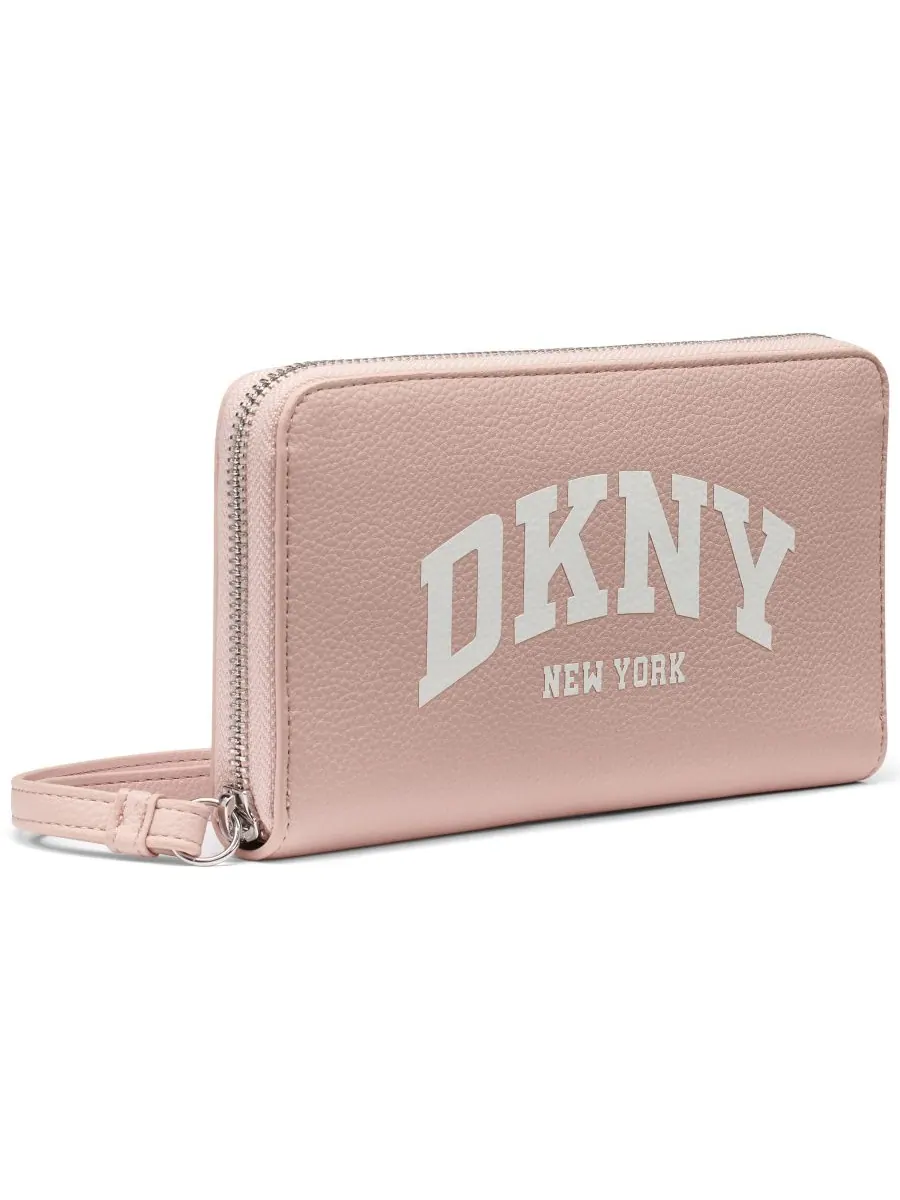 Женский кошелек Hadlee с застежкой-молнией DKNY — изображение 3 из 4, румянец