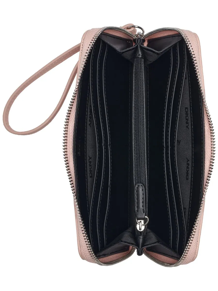 Женский кошелек Hadlee с застежкой-молнией DKNY — изображение 4 из 4, румянец