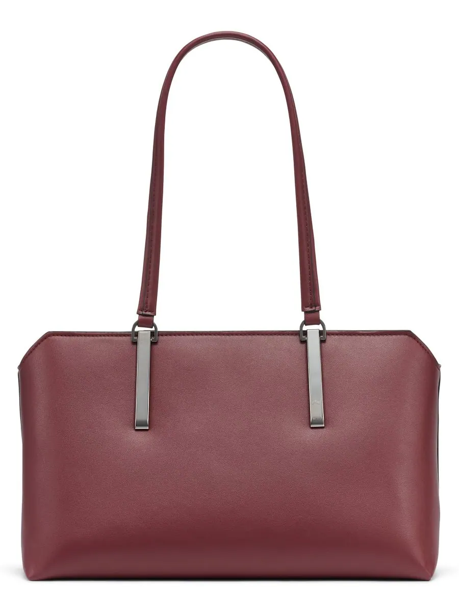 Сумка-тоут Calvin Klein Lori с застежкой-молнией — изображение 2 из 6, красный