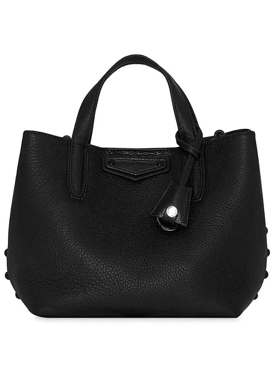 Сумка-тоут средняя с брендом Rebecca Minkoff — изображение 1 из 3, черный