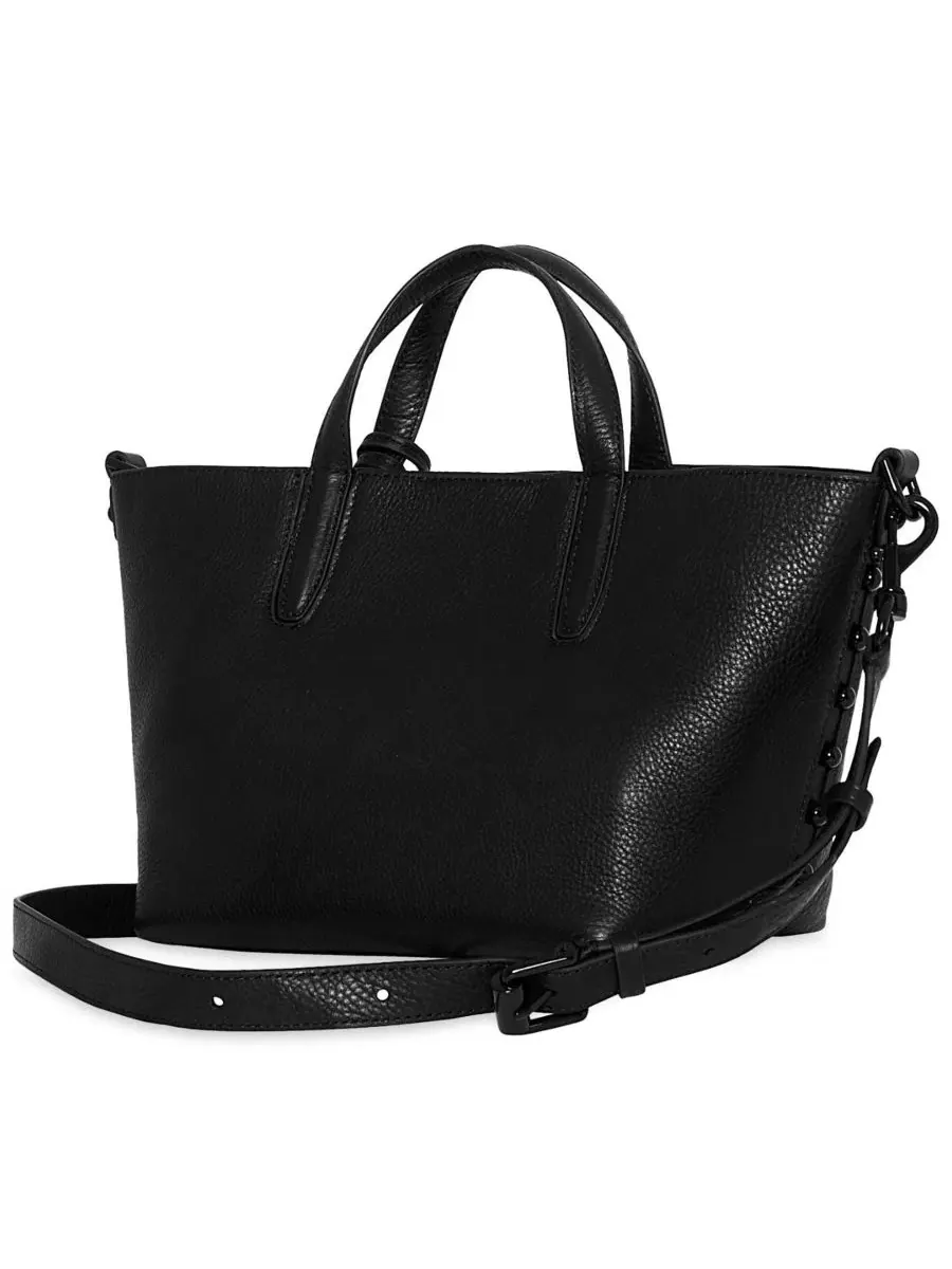 Сумка-тоут средняя с брендом Rebecca Minkoff — изображение 2 из 3, черный