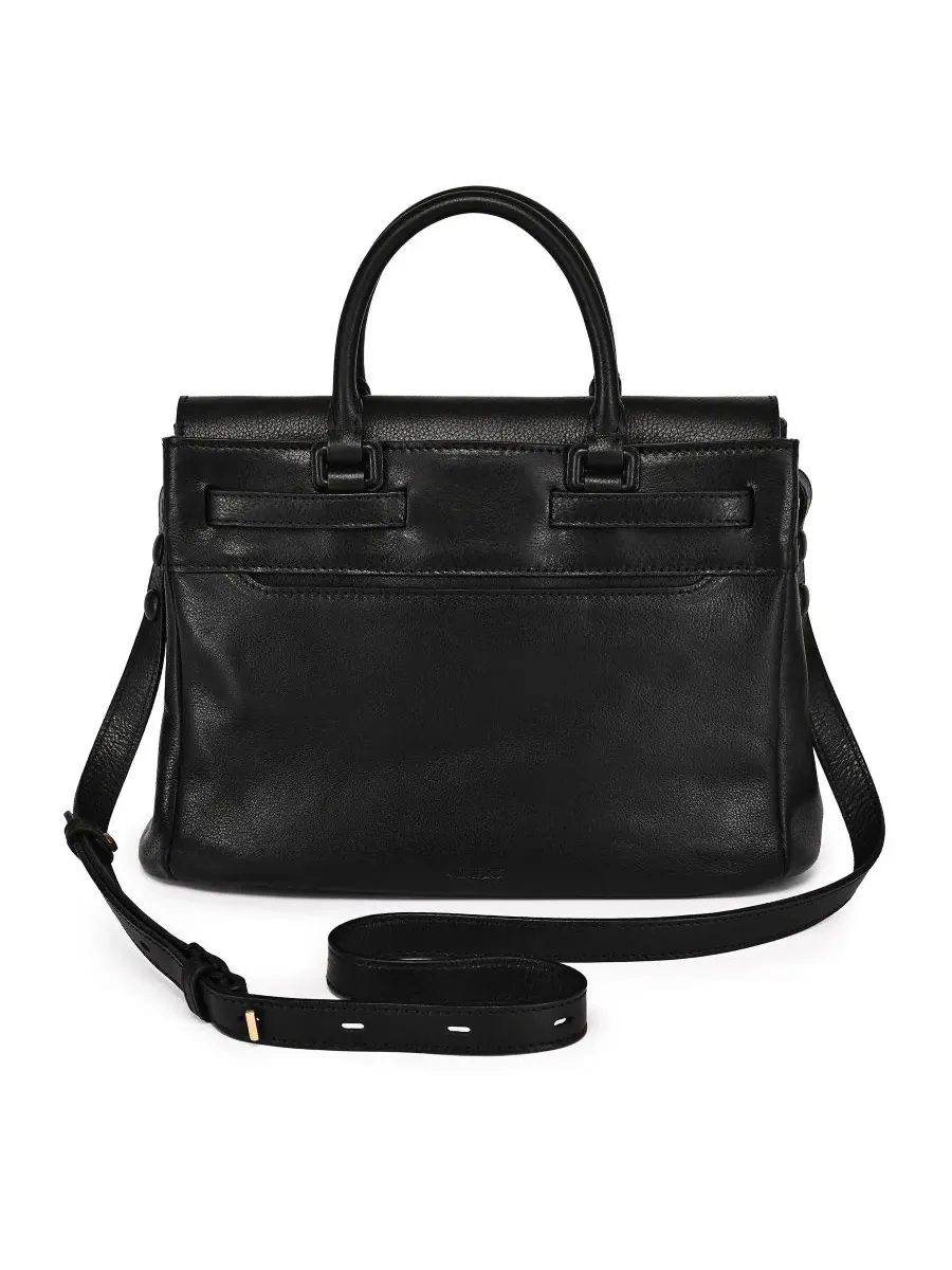 Сумка-шопер Wishbone Medium Satchel OLD TREND — изображение 2 из 7, черный