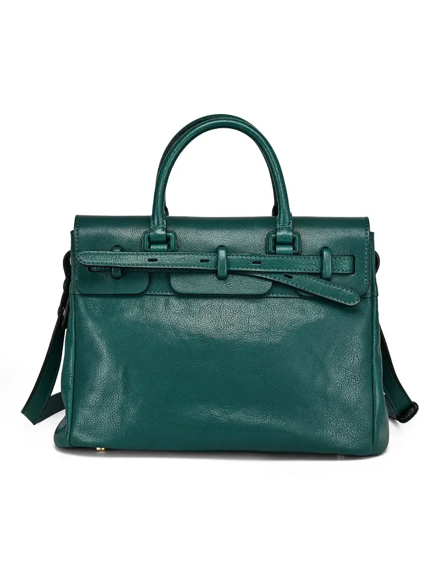 Сумка-шопер Wishbone Medium Satchel OLD TREND — изображение 1 из 7, зеленый