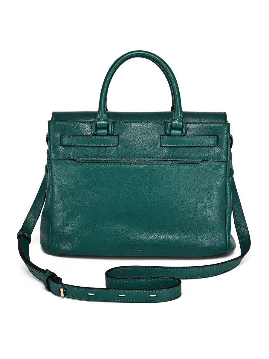 Сумка-шопер Wishbone Medium Satchel OLD TREND — изображение 2 из 7, зеленый