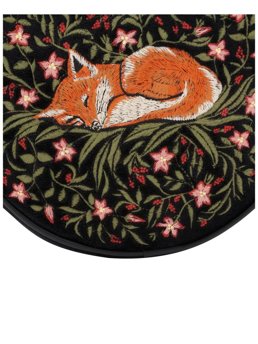 Сумка-круглая с вышивкой Sleepy Fox Circle Fable England — 2