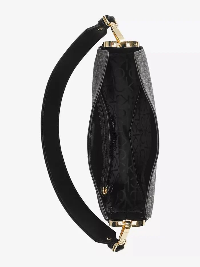 Сумка через плечо Calvin Klein Fay Signature — изображение 5 из 5, коричневый