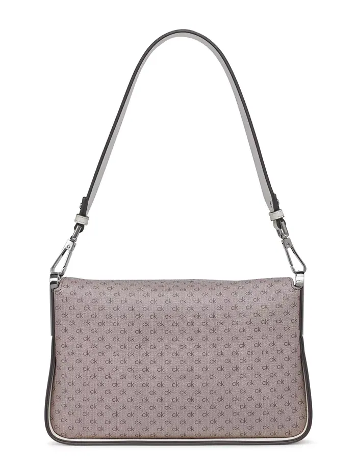 Сумка Calvin Klein Fay Signature Demi Shoulder — изображение 2 из 5, белый