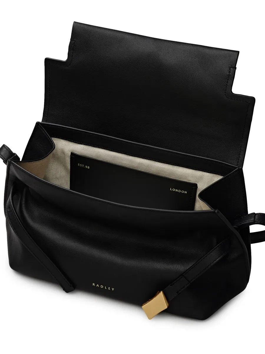 Маленькая сумка через плечо Christina с откидной крышкой Radley London — изображение 4 из 6, черный