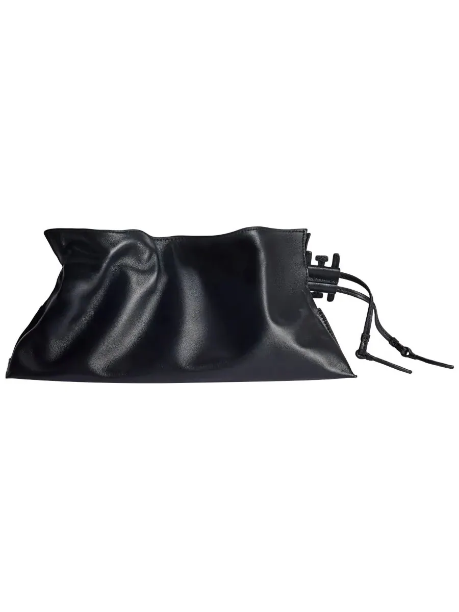 Большой кожаный клатч Poppy Sam Edelman — изображение 2 из 4, черный