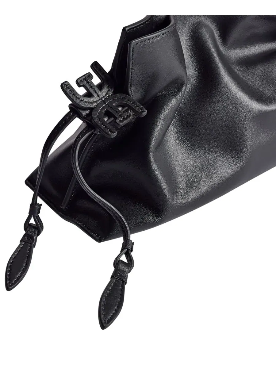 Большой кожаный клатч Poppy Sam Edelman — изображение 4 из 4, черный
