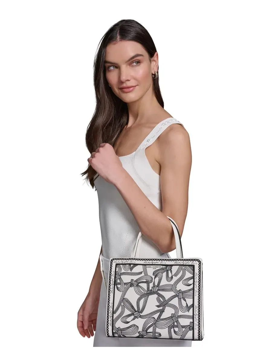 Небольшая сумка-седло Maybelle Small Satchel KARL LAGERFELD PARIS — 4