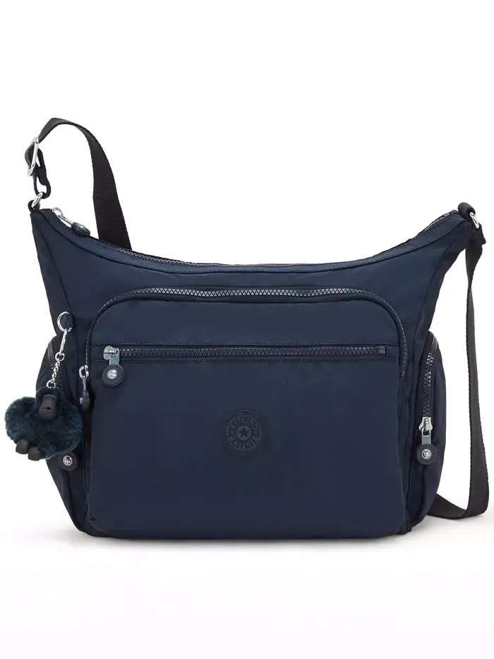 Сумка кросс-боди Gabbie Large с верхней молнией из нейлона Kipling — изображение 1 из 5, синий