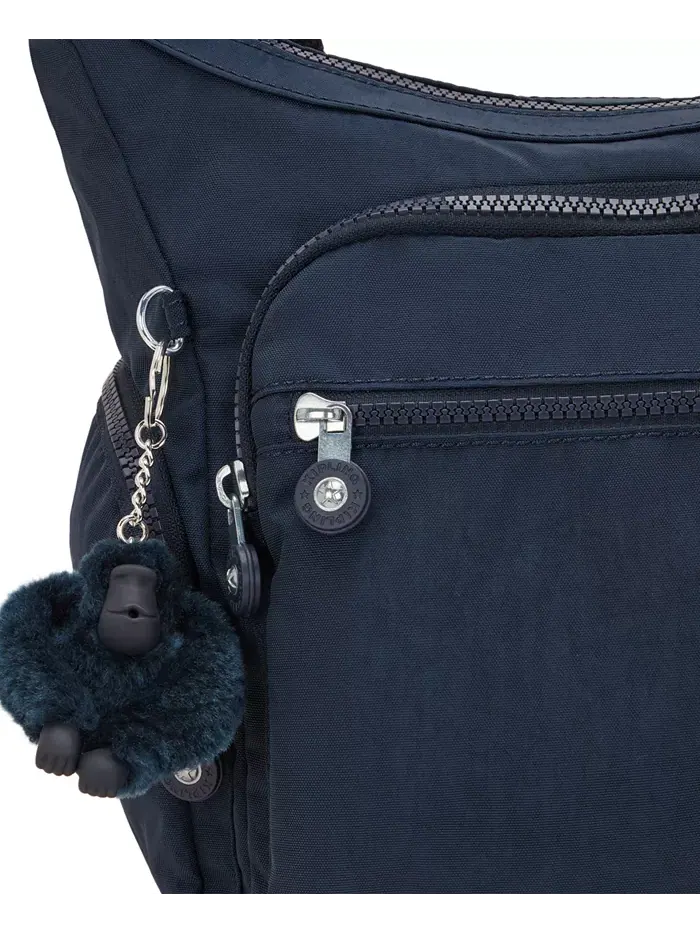 Сумка кросс-боди Gabbie Large с верхней молнией из нейлона Kipling — изображение 5 из 5, синий