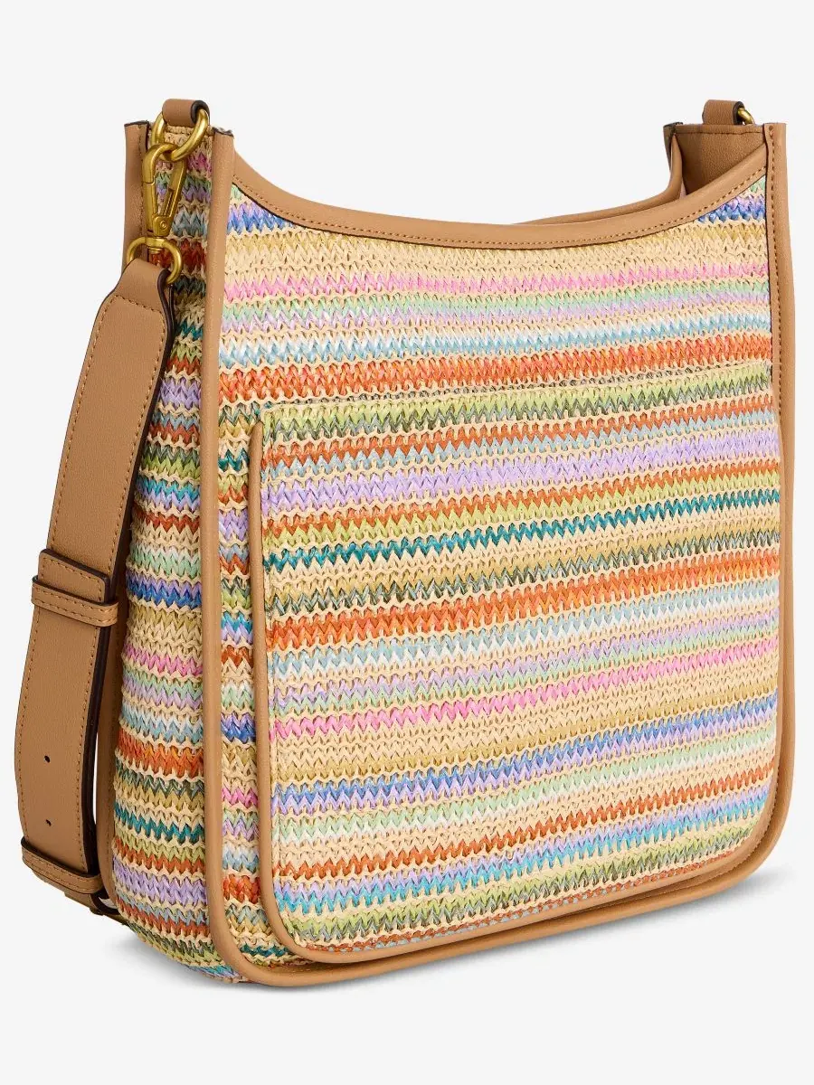 Классическая сумка через плечо Straw Dip Style & Co — изображение 2 из 7, мульти
