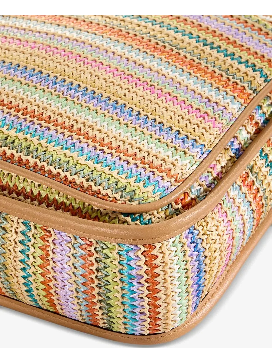 Классическая сумка через плечо Straw Dip Style & Co — изображение 4 из 7, мульти