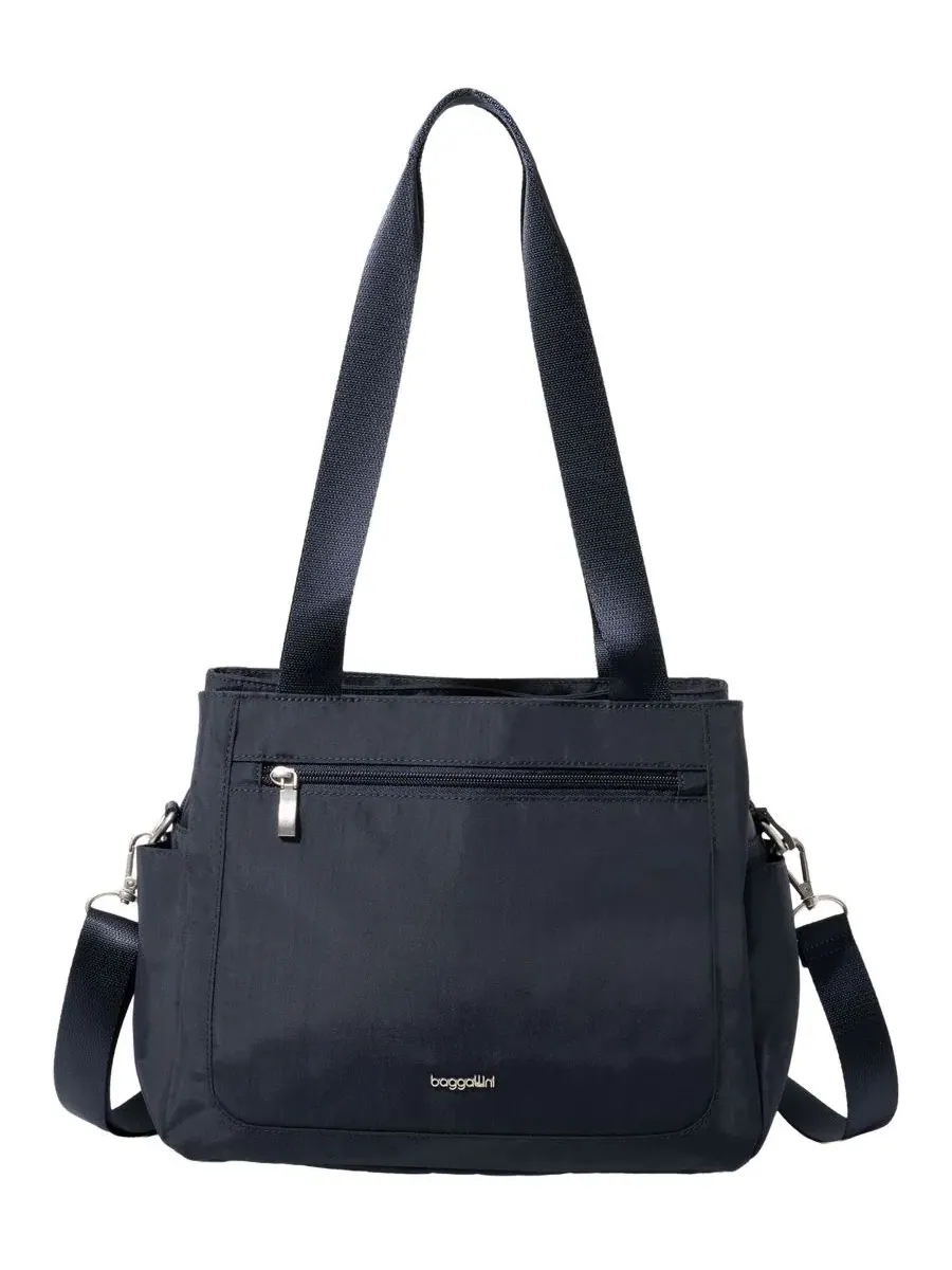 Сумка-шопер Baggallini Modern All Time Small Satchel — изображение 1 из 4, темно-синий