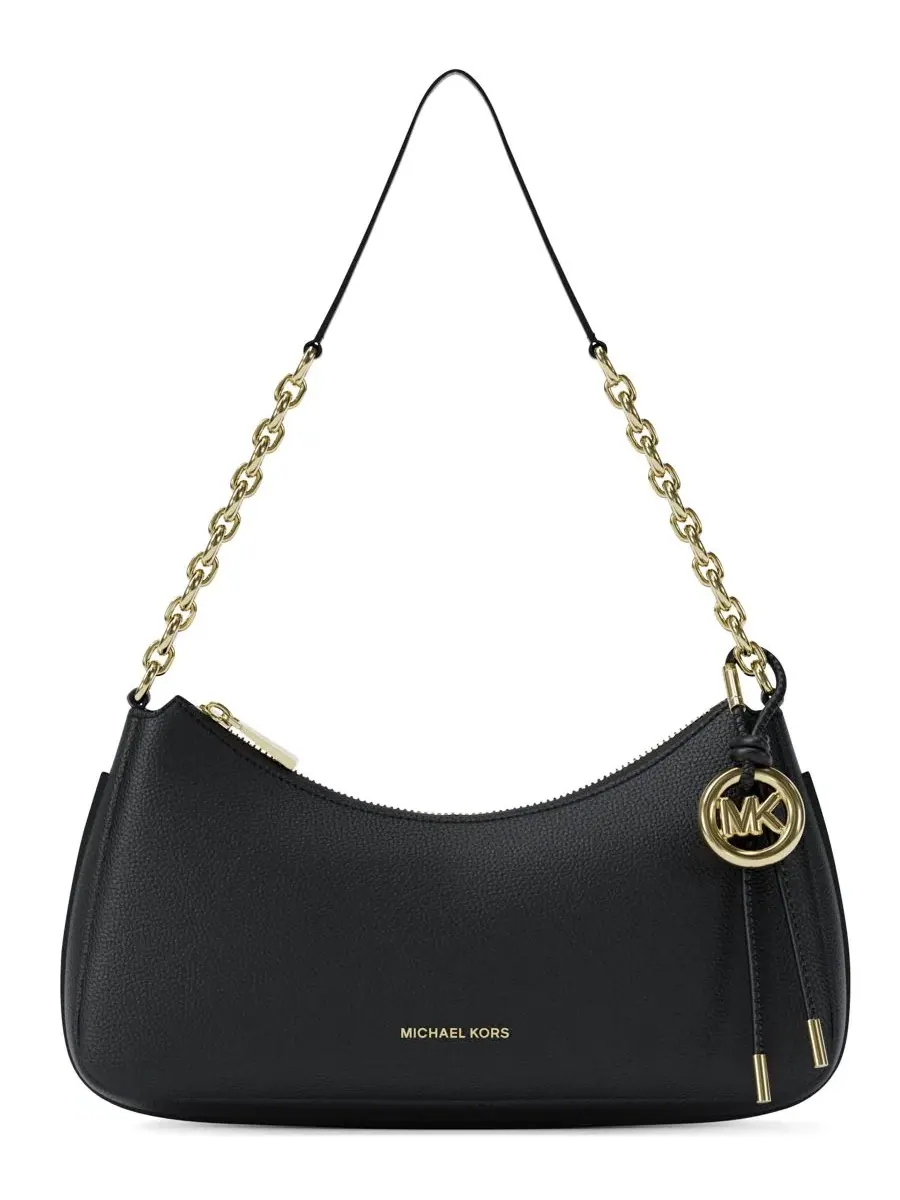 Сумка средняя 100% кожа Michael Kors Nolita Chain Pouchette — изображение 1 из 6, черный