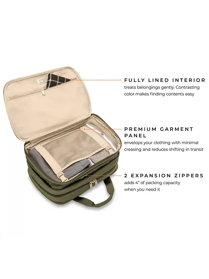 Сумка Baseline Expandable Cabin Bag Briggs & Riley — изображение 13 из 14, темно-синий