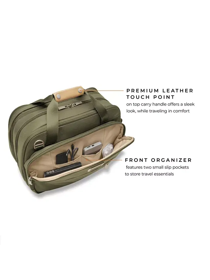 Сумка Baseline Expandable Cabin Bag Briggs & Riley — изображение 14 из 14, темно-синий