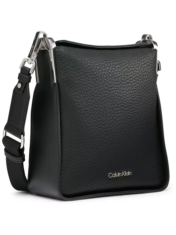 Сумка через плечо Calvin Klein Fay — изображение 5 из 6, черный серебристый