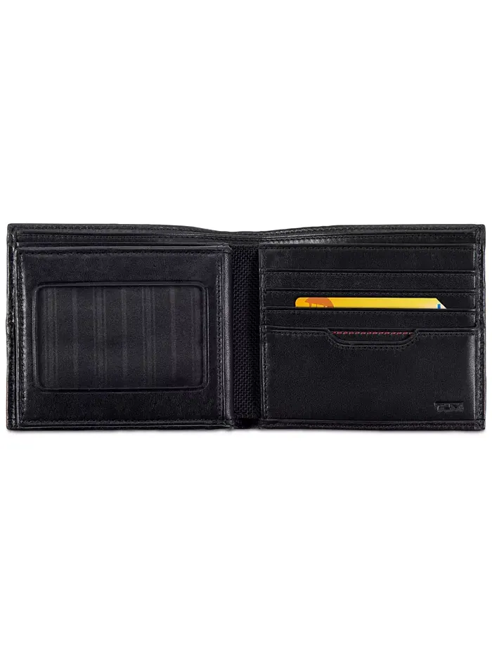 Кошелек TUMI Global Nappa Leather Bifold Passcase, мужской — изображение 4 из 4, черный