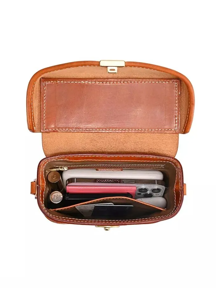 Сумка-коробка Azalea Vintage Crossbody OLD TREND — изображение 11 из 12, черный