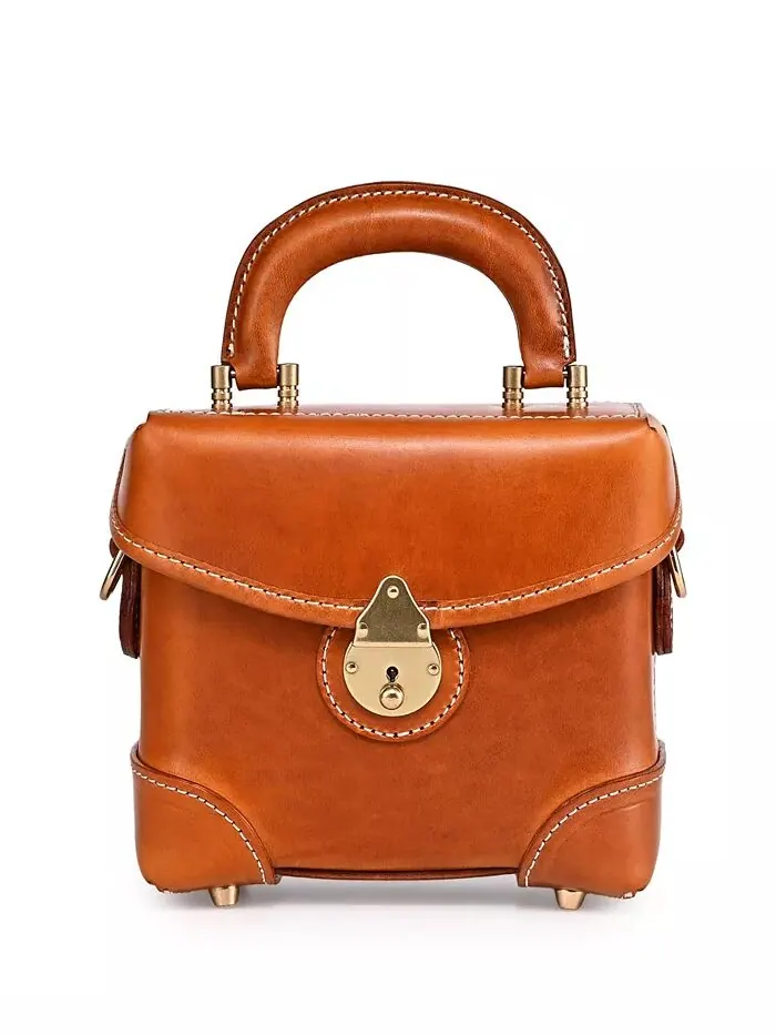Сумка-коробка Azalea Vintage Crossbody OLD TREND — коричневый