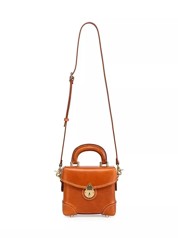 Сумка-коробка Azalea Vintage Crossbody OLD TREND — изображение 2 из 12, темно-синий