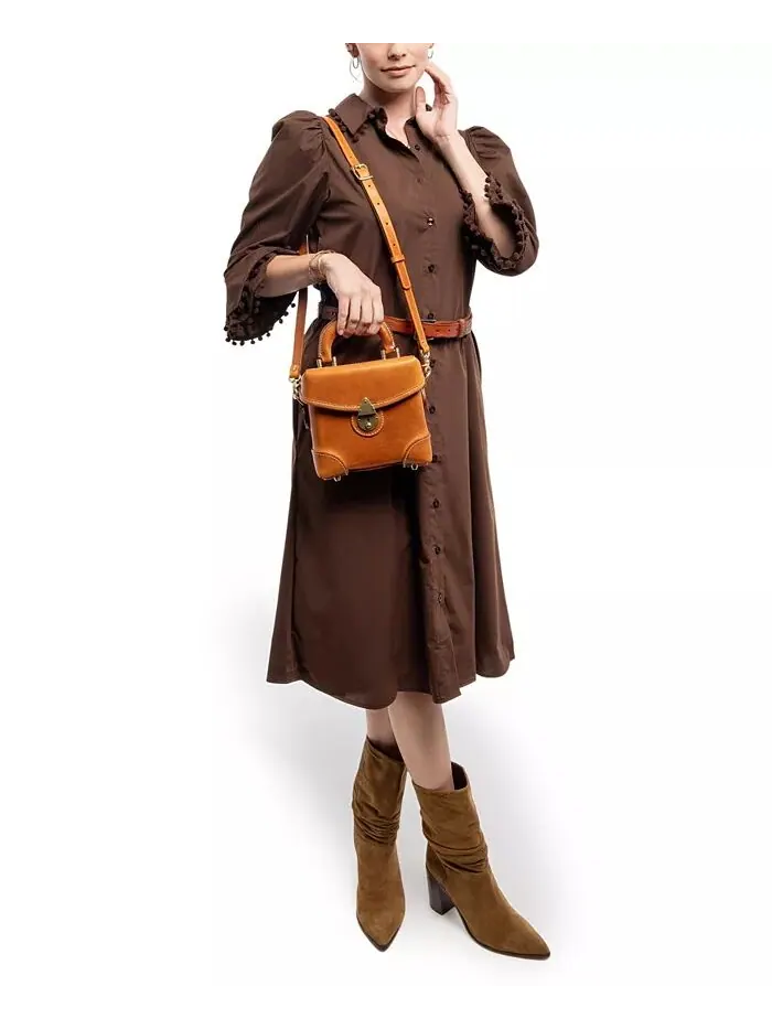 Сумка-коробка Azalea Vintage Crossbody OLD TREND — изображение 12 из 12, темно-синий