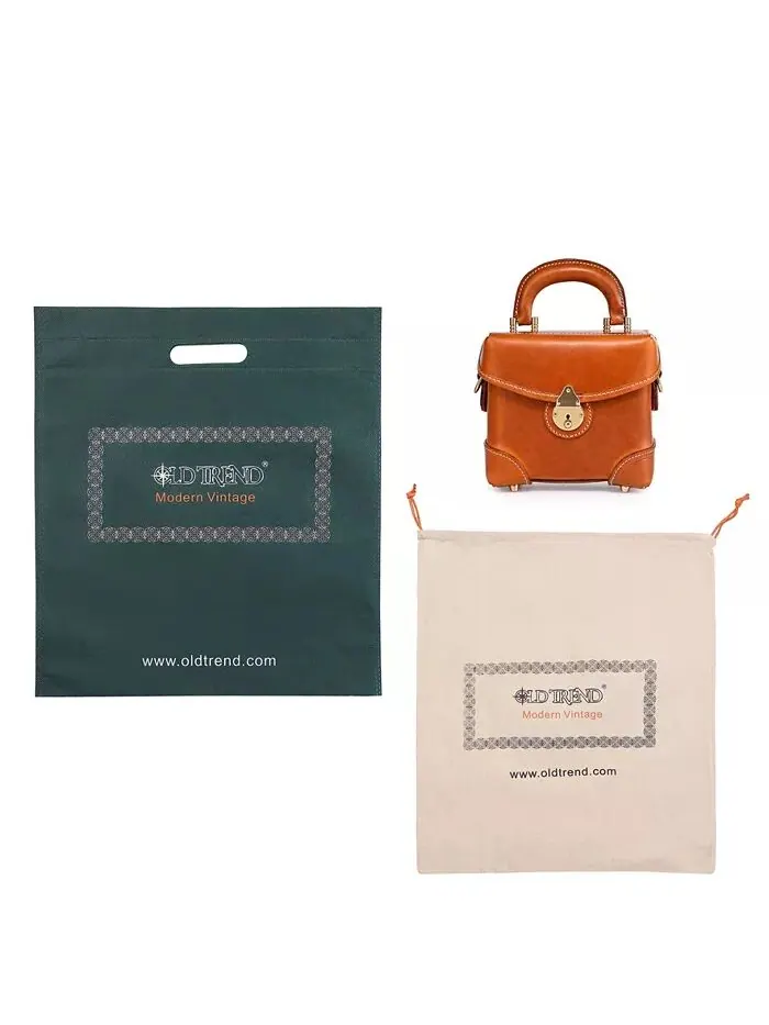 Сумка-коробка Azalea Vintage Crossbody OLD TREND — изображение 5 из 12, темно-синий