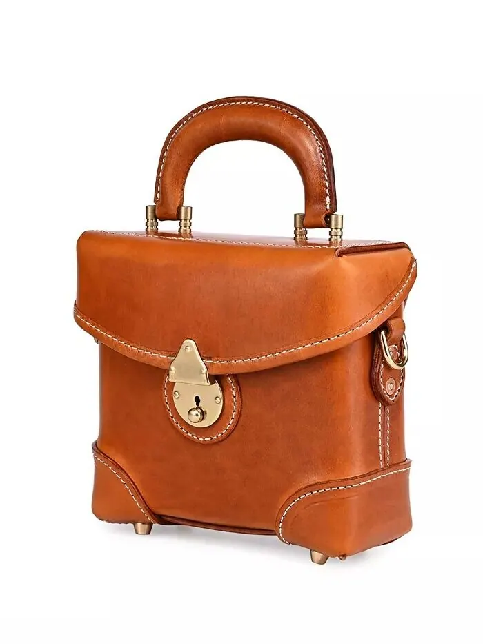Сумка-коробка Azalea Vintage Crossbody OLD TREND — изображение 10 из 12, темно-синий