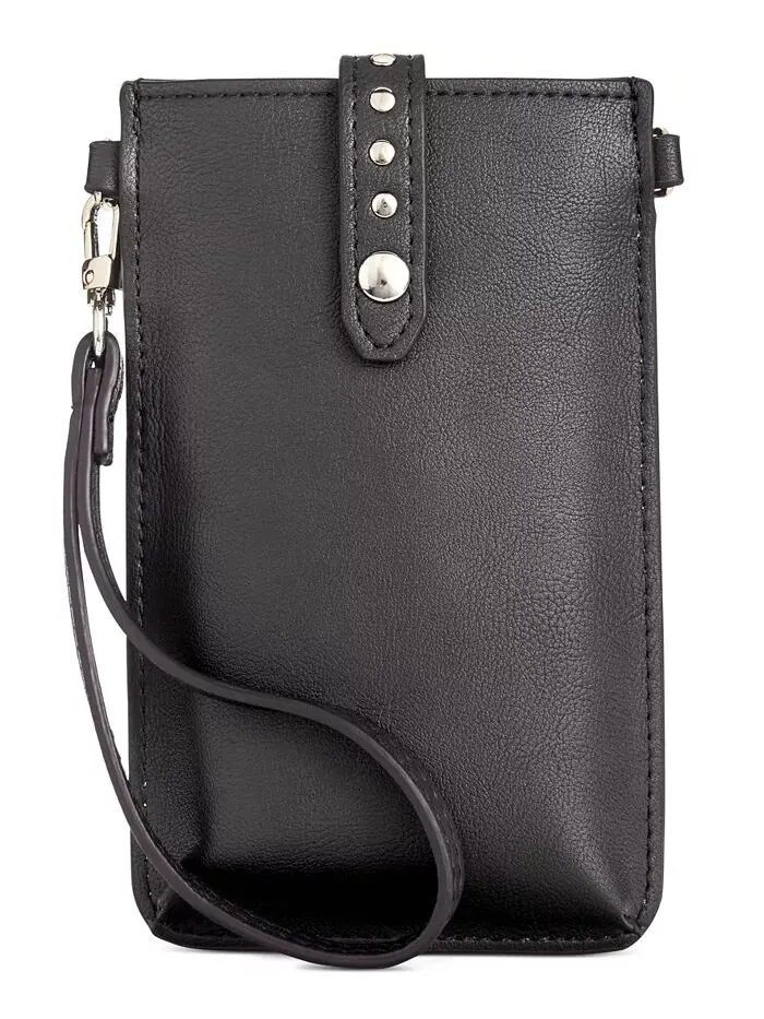 Чехол-кошелек Ashlii Phone Wristlet Crossbody I.N.C. International Concepts — изображение 1 из 5, черный/золотистый