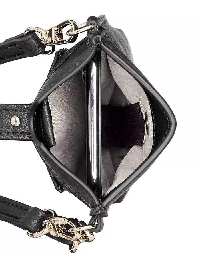 Чехол-кошелек Ashlii Phone Wristlet Crossbody I.N.C. International Concepts — изображение 3 из 5, черный/золотистый
