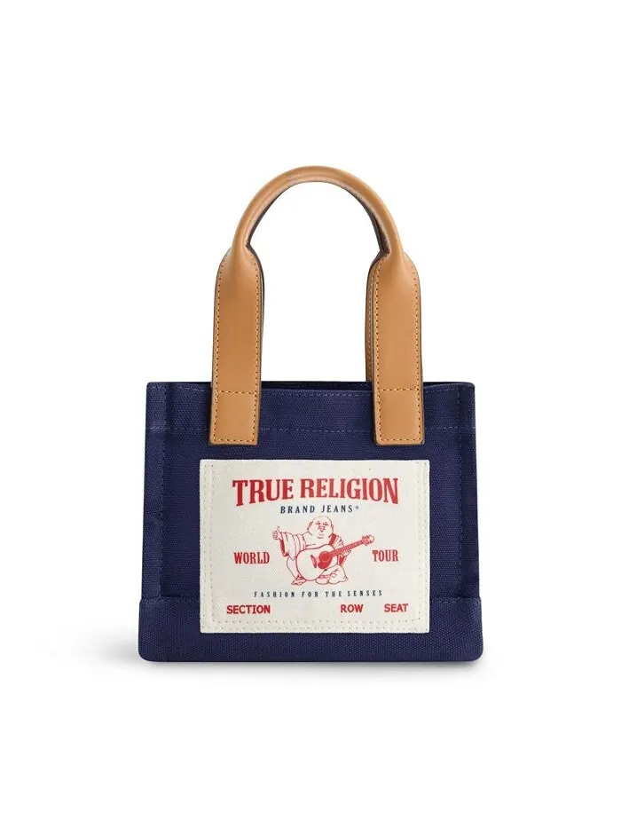 Женская мини-тоут True Religion — изображение 1 из 3, темно-синий
