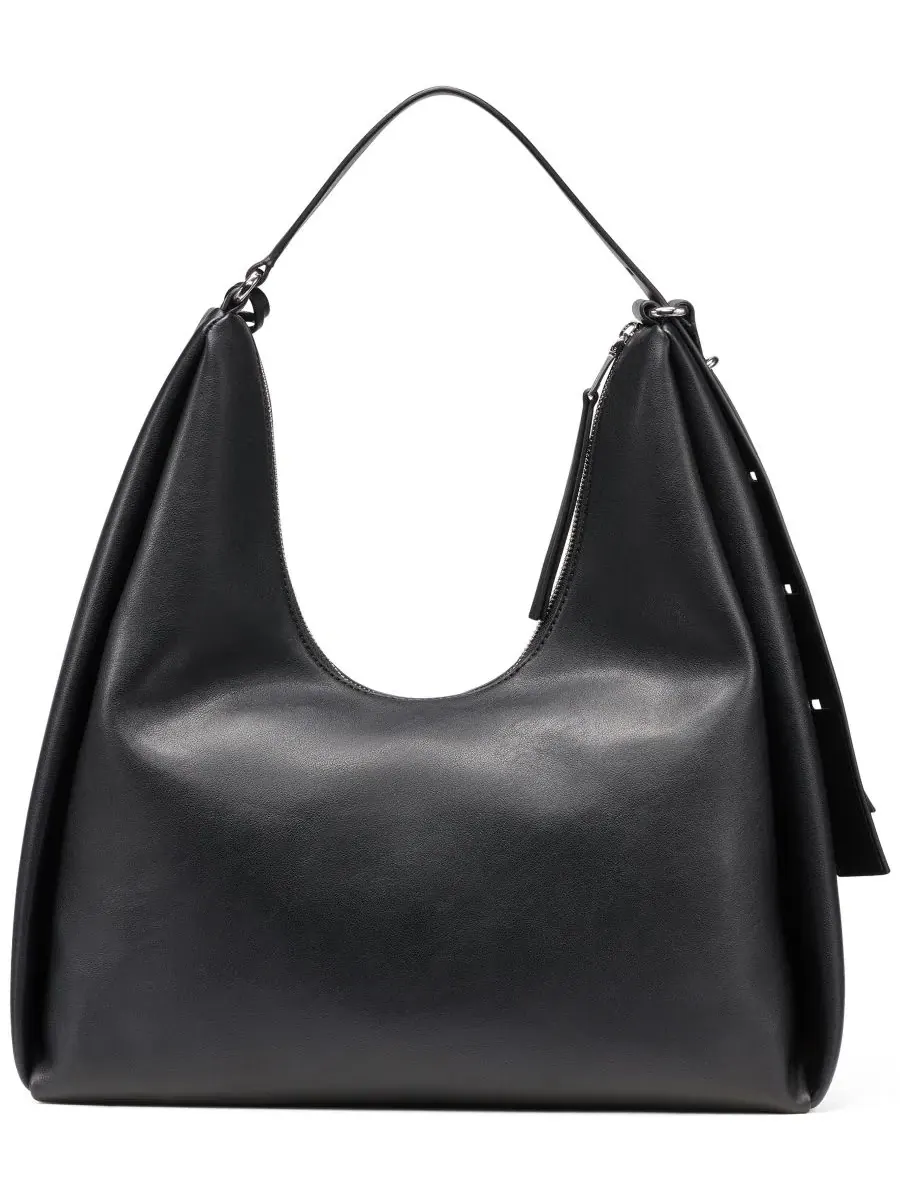 Большая сумка-хобо Elicia Dkny — изображение 2 из 4, черный/серебристый