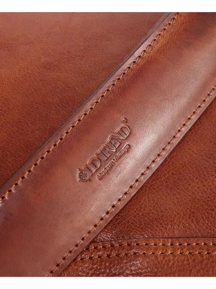 Женский портфель из натуральной кожи с изображением фикуса Old Trend — изображение 16 из 18, коричневый