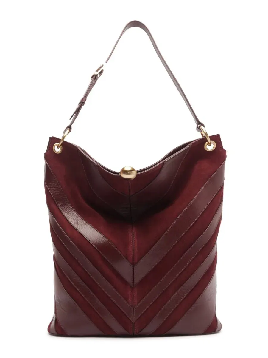 Сумка-хобо кожаная Aurora Large Leather Arezzo — изображение 1 из 5, красный