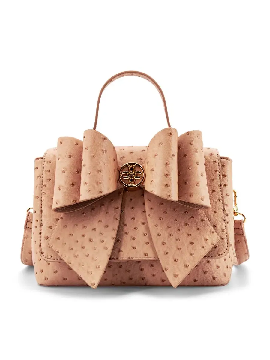 Сумка через плечо Lisette Bow Small Crossbody Handbag LIKE DREAMS — изображение 1 из 6, пудровый розовый