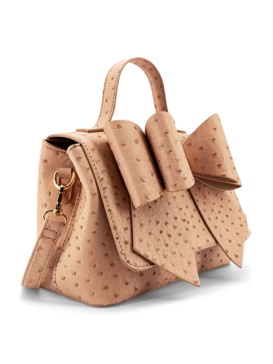Сумка через плечо Lisette Bow Small Crossbody Handbag LIKE DREAMS — изображение 3 из 6, пудровый розовый