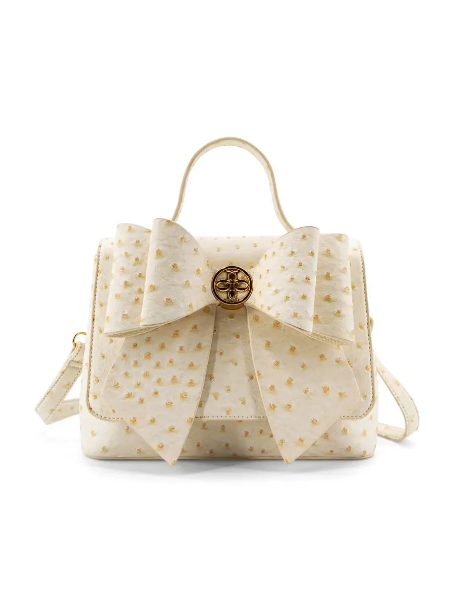 Сумка через плечо Lisette Bow Small Crossbody Handbag LIKE DREAMS — изображение 1 из 6, белый